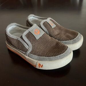 Merrell Skyjumper Twist Moc Kids J95773 Slip On Shoes Size 10 Brown Gray White